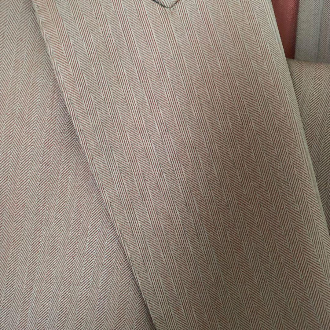 LARDINI ダブルスーツ JI811AQ ソラーロ ウール ベージュ 46