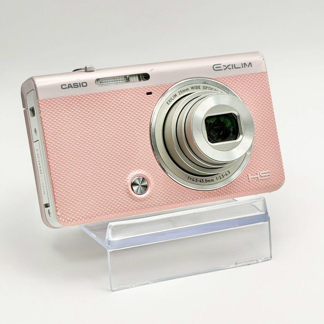 【人気カラー】CASIO EX-ZR60 動作OK ピンク デジカメ 113-7