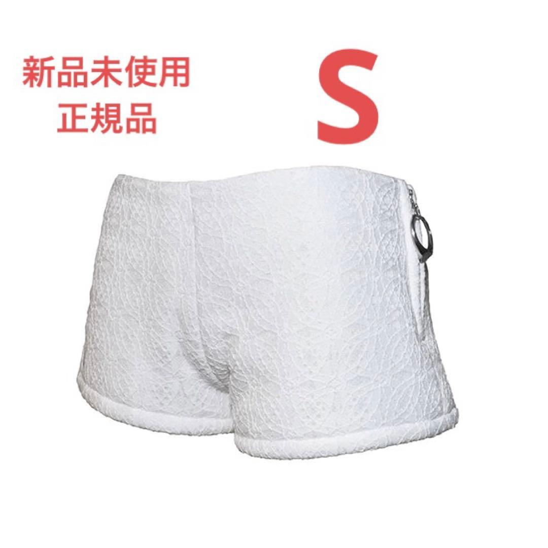 S ring biker shorts lace white Sサイズ ②