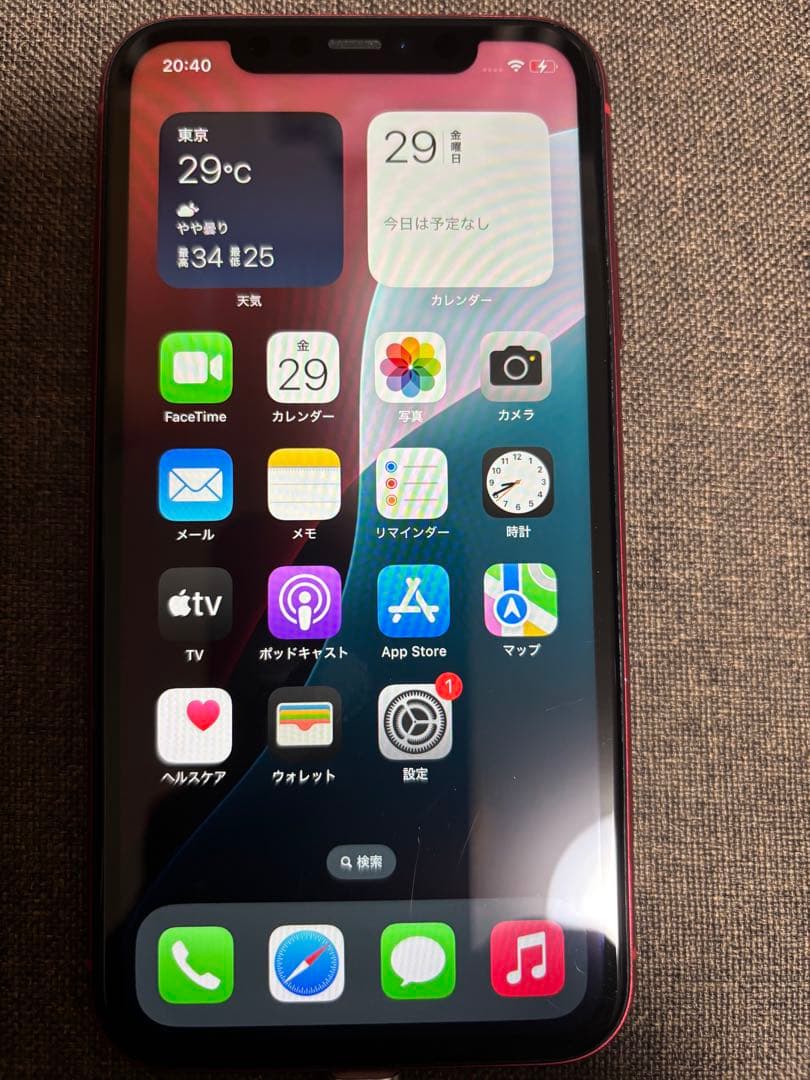 Apple iPhone 11 (PRODUCT(RED)) 本体 128GB