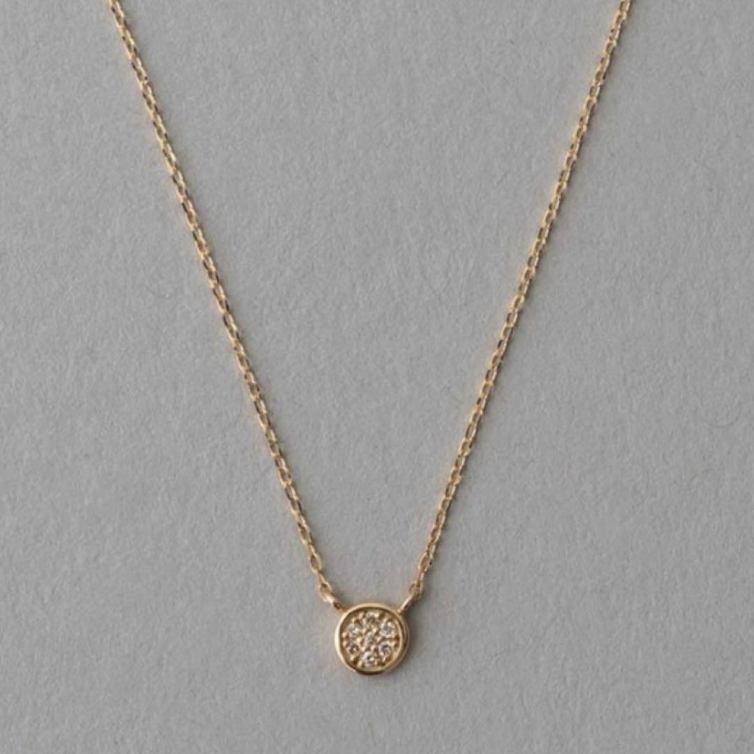 ロ*ー様 ete K10YG ブリリアント ブラウンダイヤモンド ネックレス