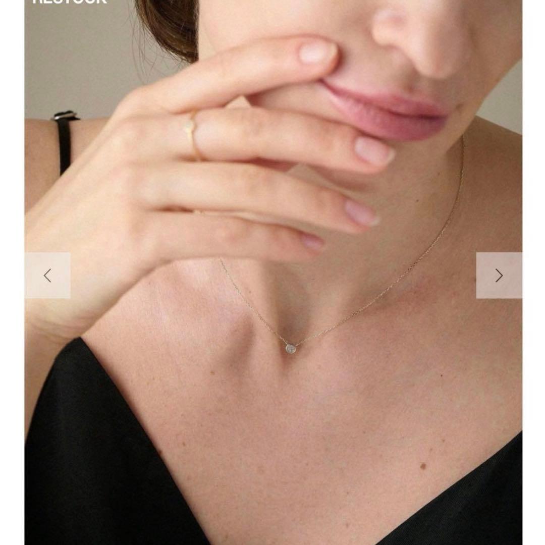 ロ*ー様 ete K10YG ブリリアント ブラウンダイヤモンド ネックレス