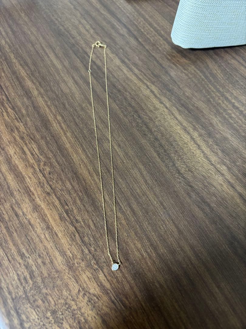 ロ*ー様 ete K10YG ブリリアント ブラウンダイヤモンド ネックレス