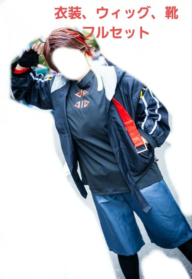 にじさんじ 三枝明那 コスプレ 衣装 ウィッグ 靴 フルセット