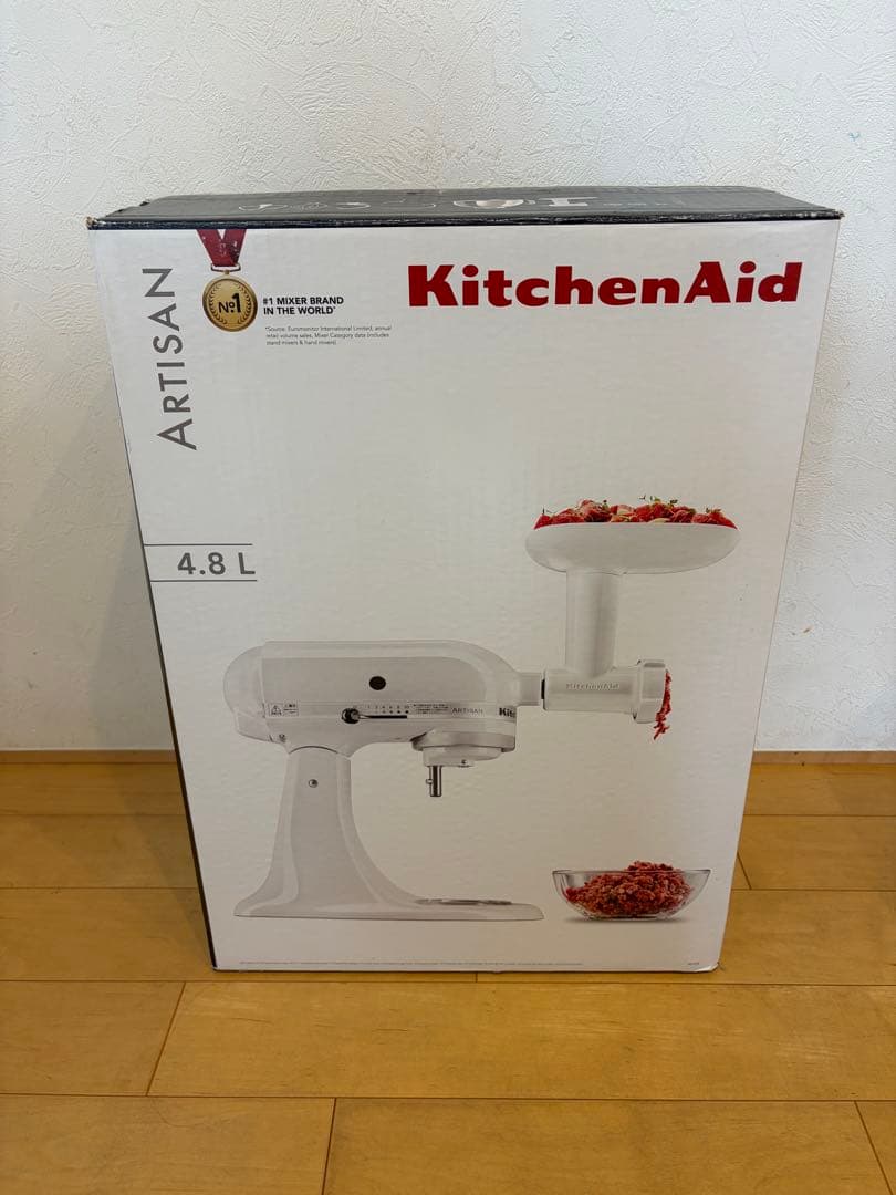 【新品・未使用】　 キッチンエイド　スタンドミキサー　4.8L　（白）