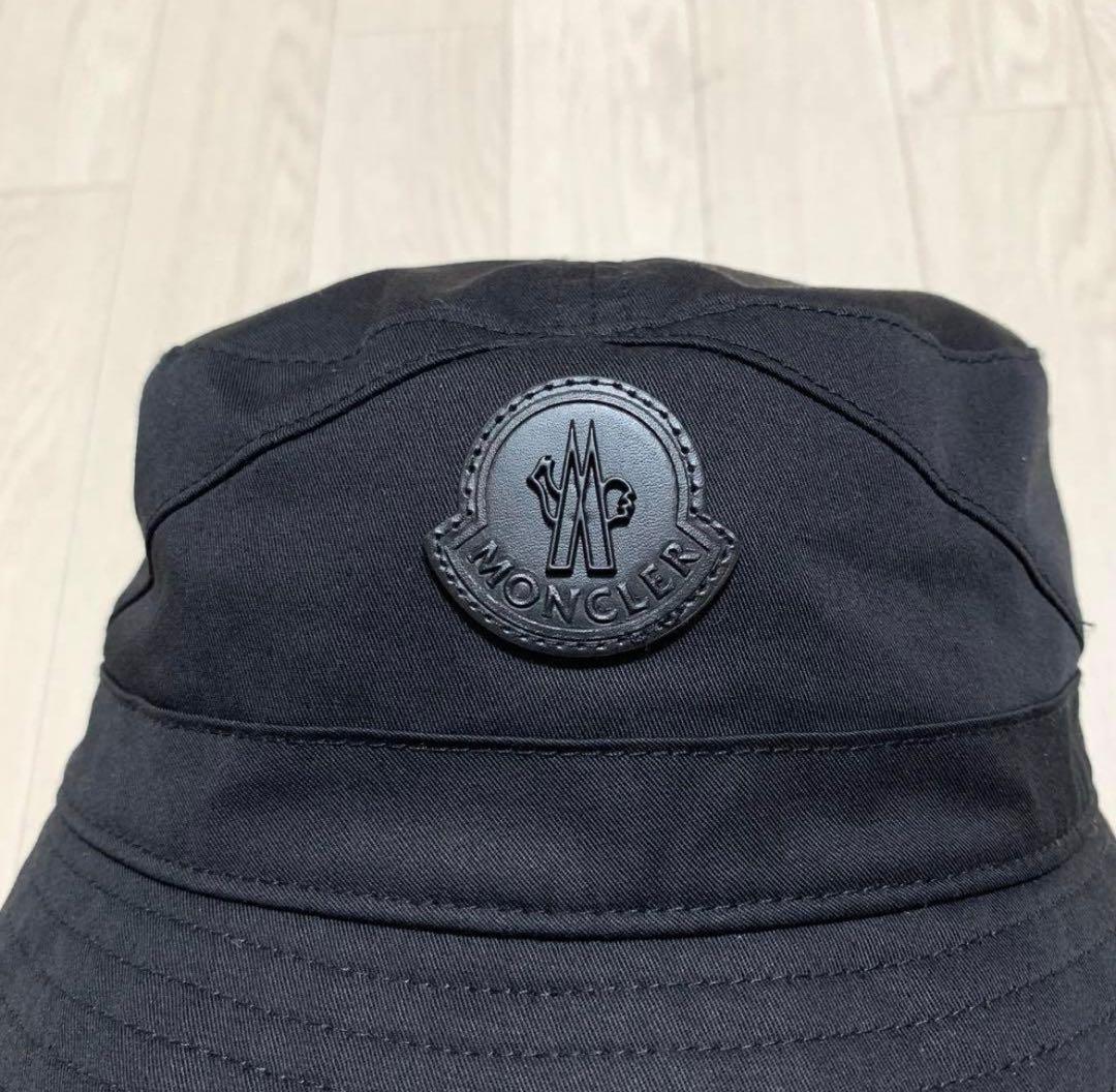 チ*ズ様 チーズ★ モンクレール　帽子　バケットハット　ブラック　黒　M