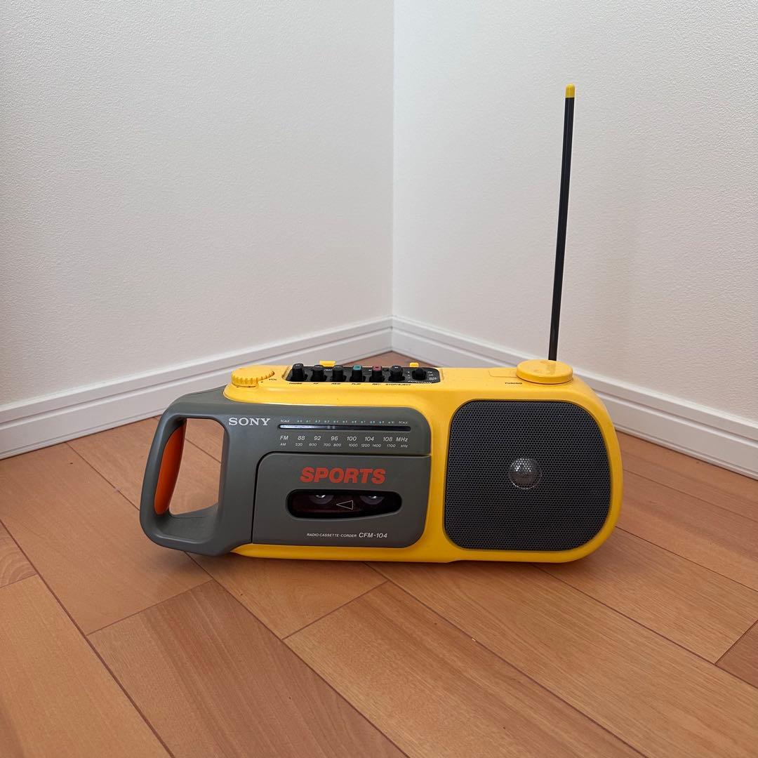 ソニーラジカセ CFM－104 スポーツ　海外仕様