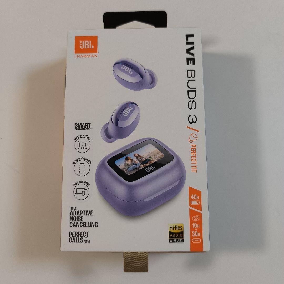 【超美品】JBL LIVE BUDS 3 ワイヤレスイヤホン パープル