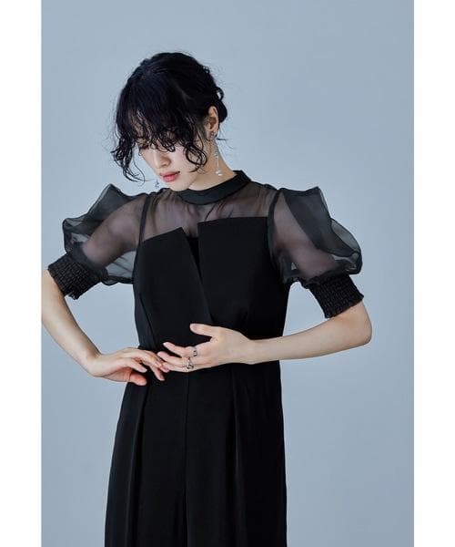 美品 niana ニアナ オールインワン パンツドレス SHORT（М）結婚式