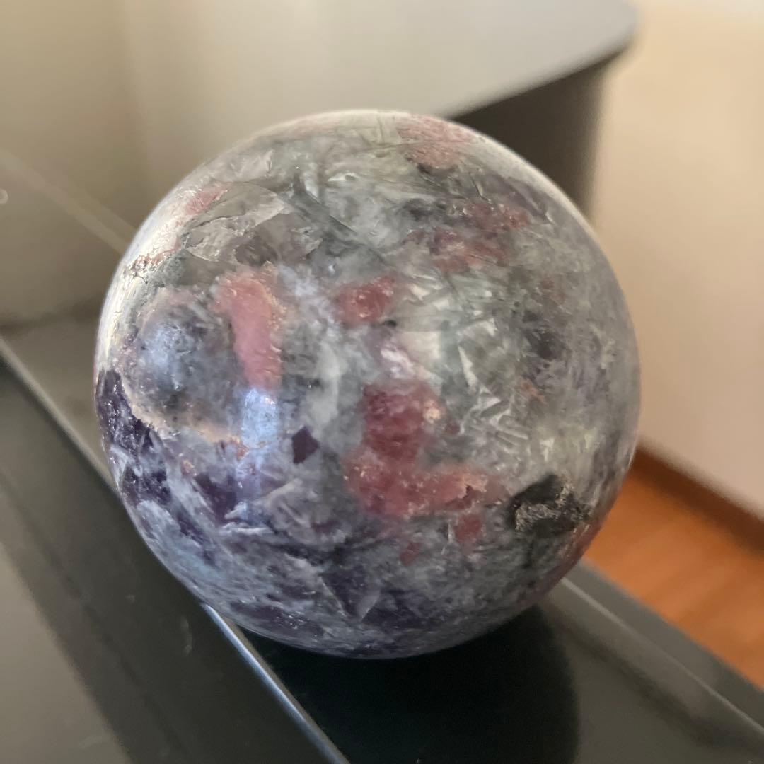 MHさま専用ユニコーンストーン　スフィア　天然石置物　D144