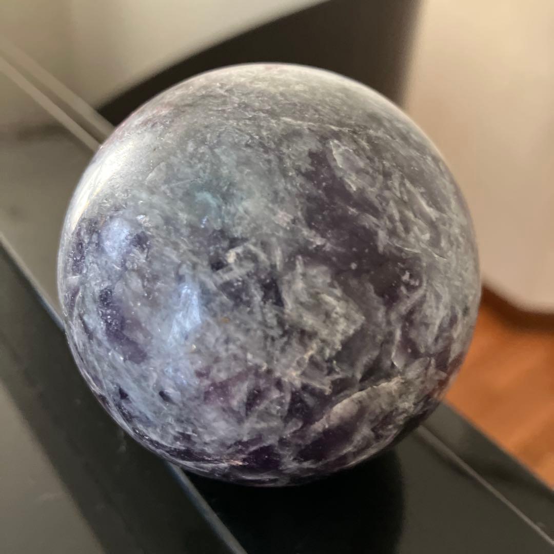 MHさま専用ユニコーンストーン　スフィア　天然石置物　D144
