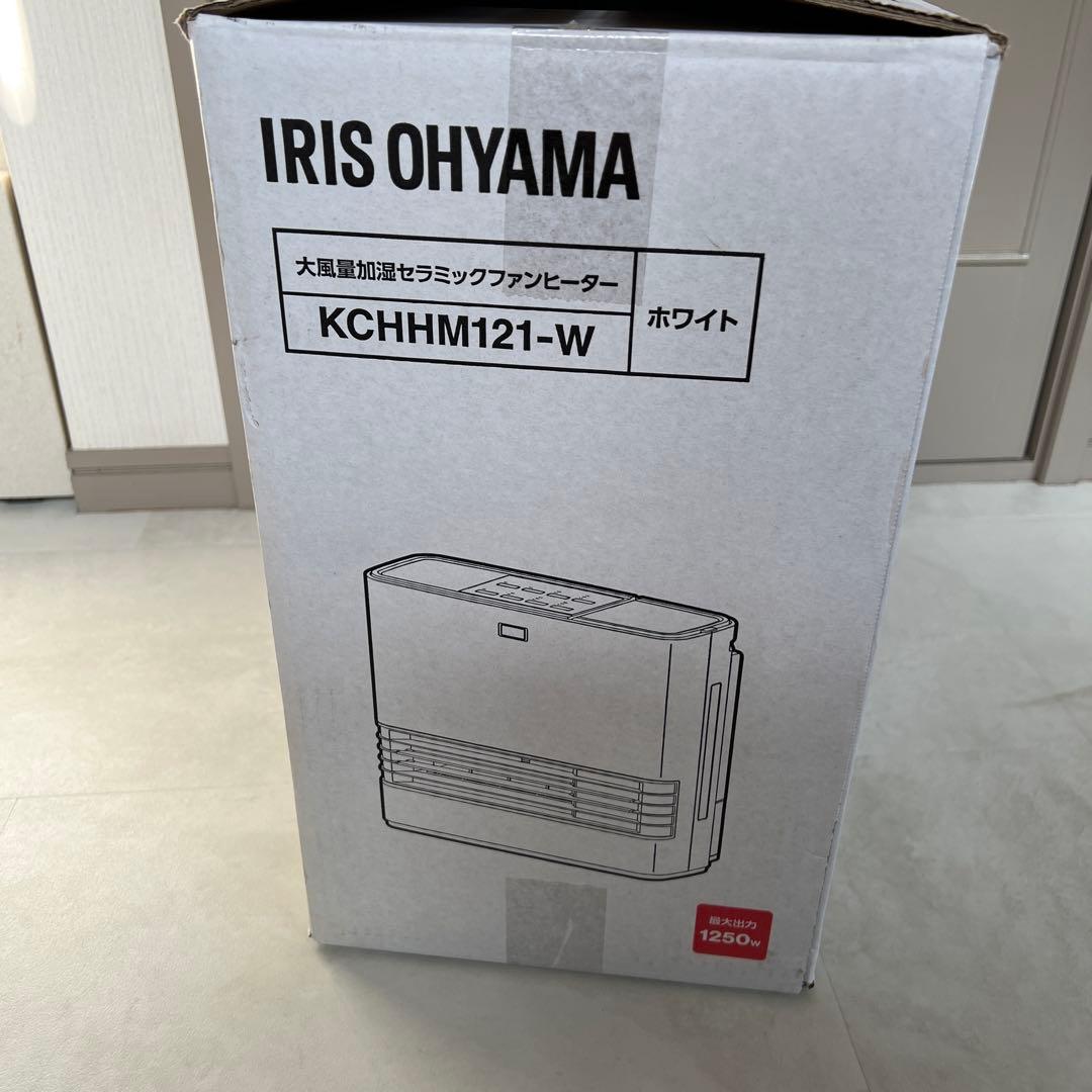 暖房アイリスオーヤマIRIS OHYAMA大風量加湿付きセラミックファンヒーター