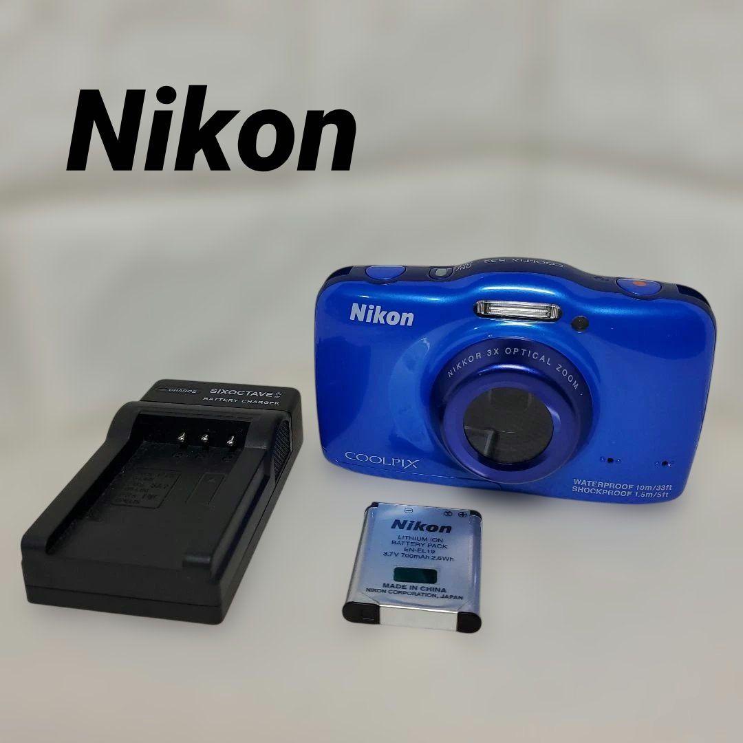 【動作品】★防水&美品★ Nikon COOLPIX 防水デジタルカメラ