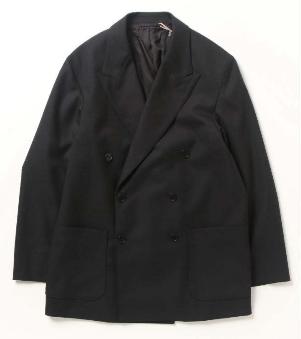 steven alan ダブルブレステッド 6ボタン ジャケット　黒S