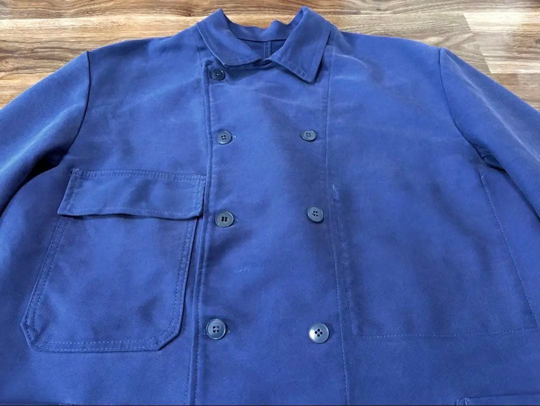 【レア】60s ダブルブレスト モールスキン ワークジャケット XL