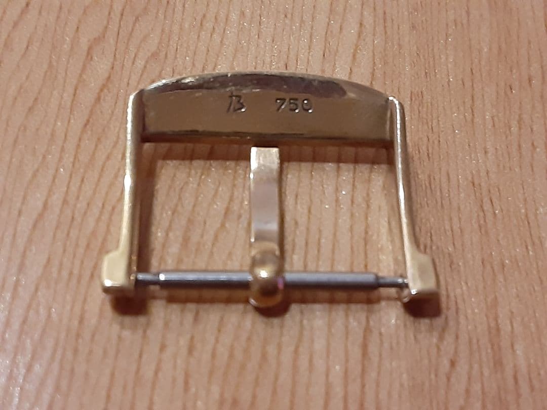 BLANCPAIN バックル(尾鍵)k18製 取り付け幅16mm