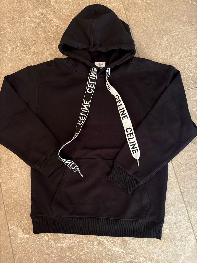 m*t様 新品　パーカー ドローコード ロゴ フーディー CELINE