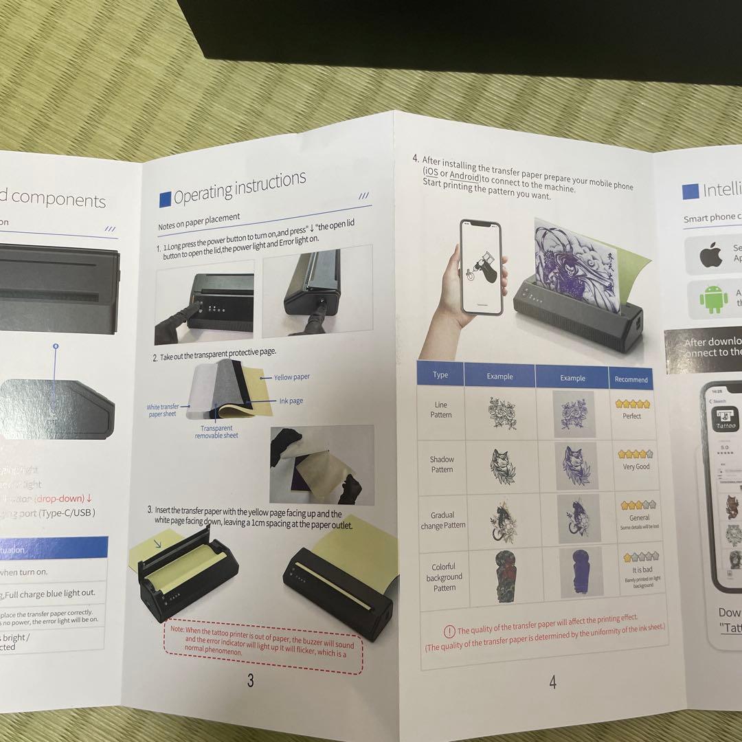 ゆ*じ様 タトゥー 下絵転写用 サーマルコピー機