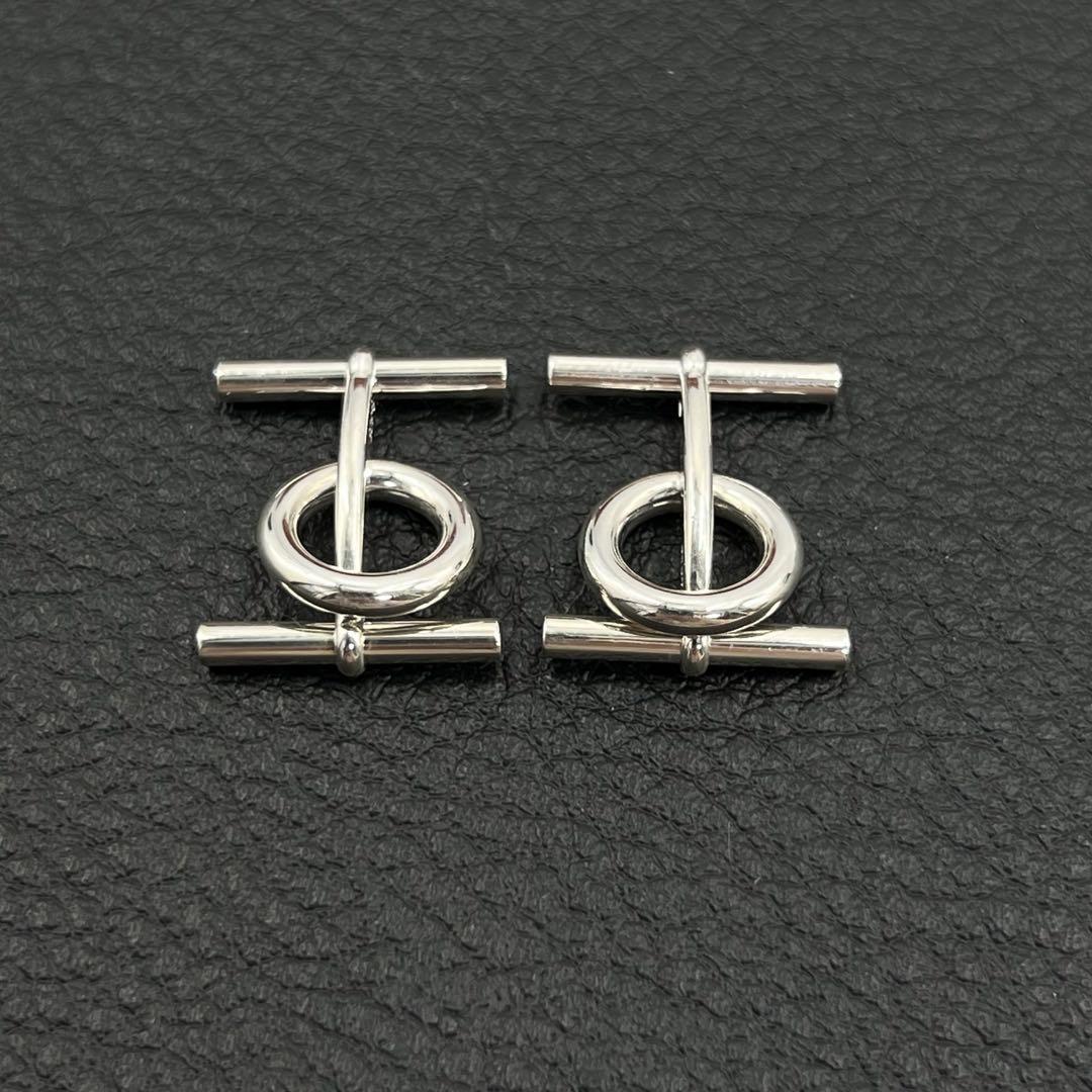 HERMES エルメス ミニ シェーヌダンクル カフス カフリンクス 925