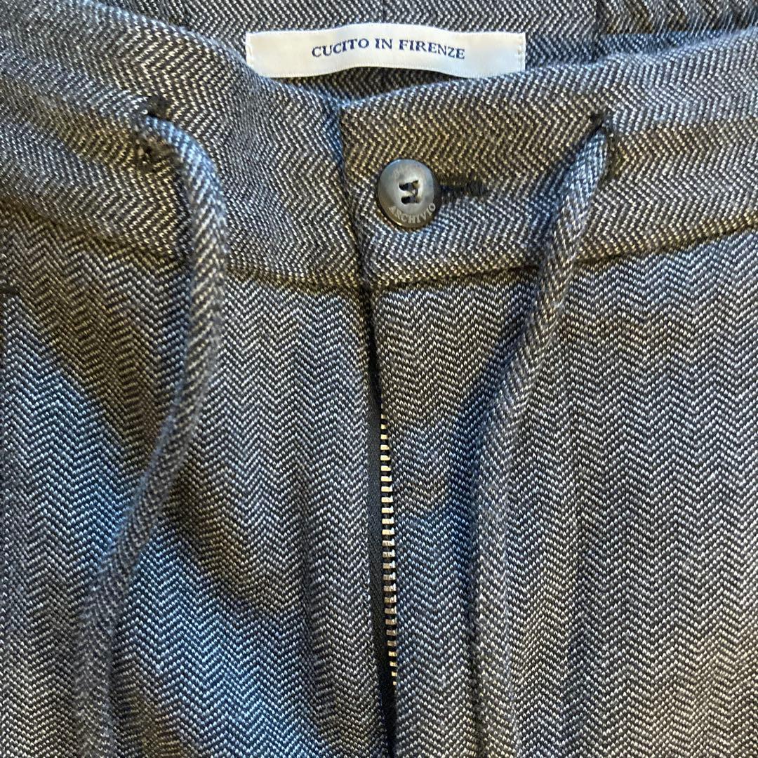 giabs ARCHIVIO 永久クリース ジャージー カーゴパンツ 44