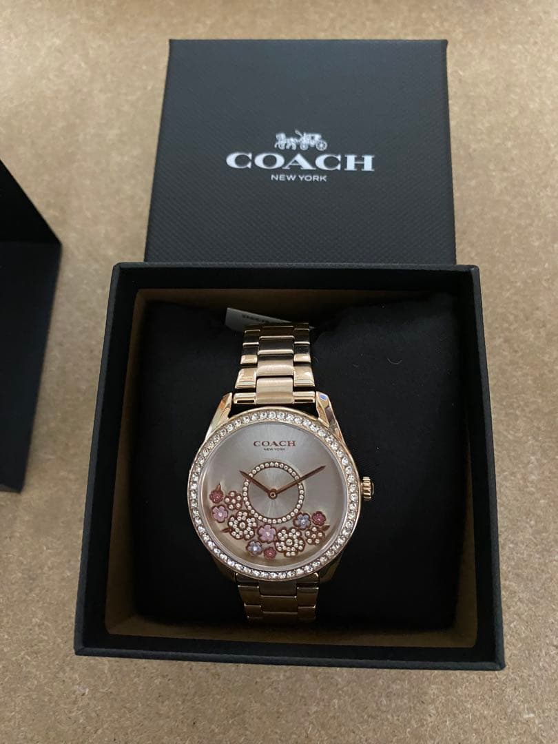 COACH PRESTON ゴールド 時計