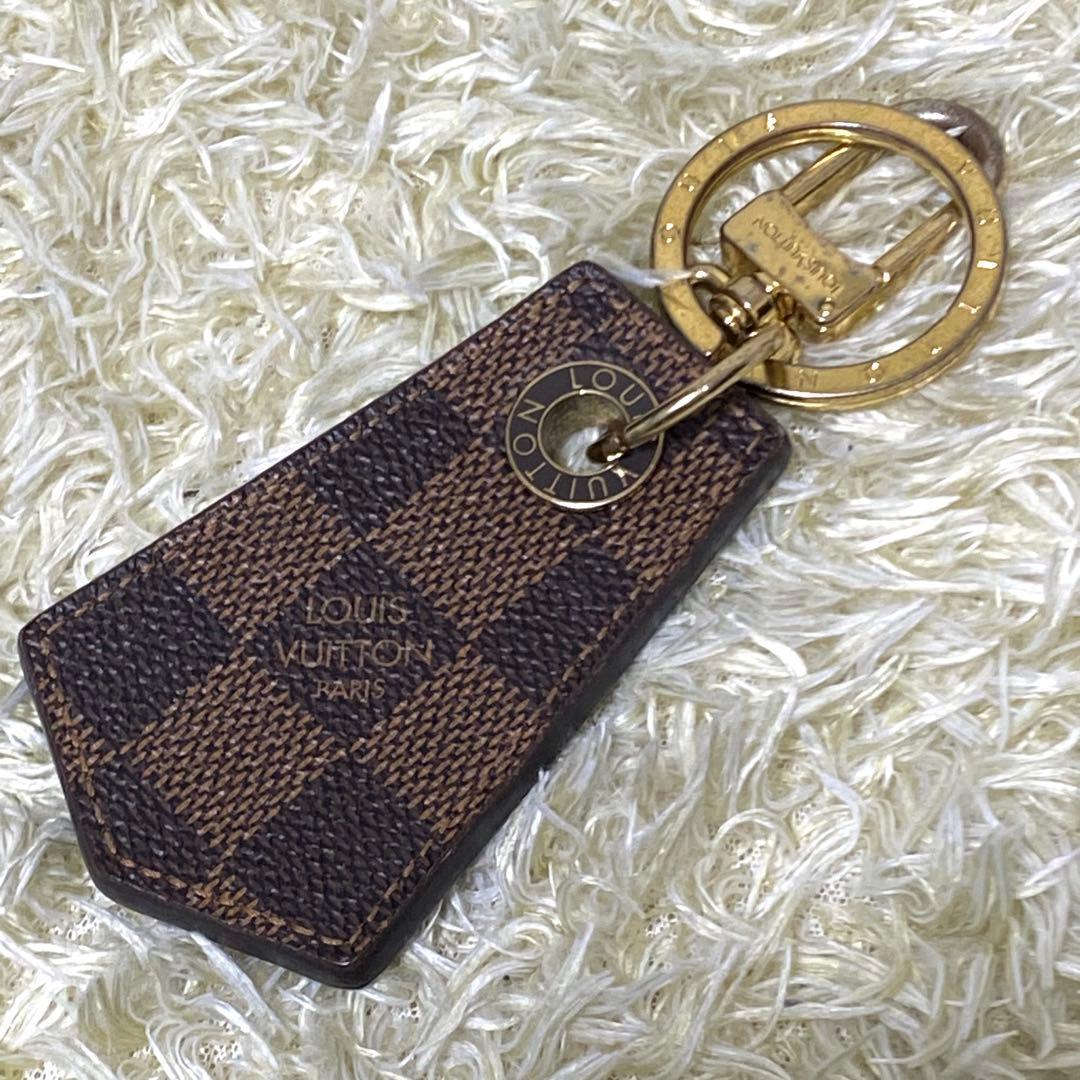 美品✨ ルイヴィトン キーホルダー アンシャッペ ダミエ・エベヌ M67917