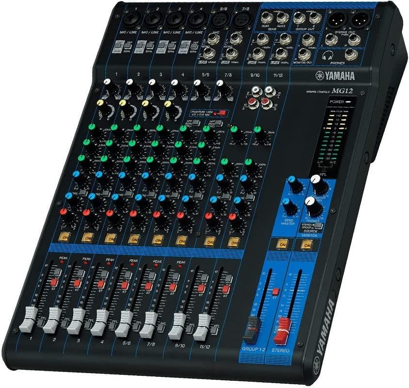 YAMAHA 12チャンネルミキシングコンソール MG12