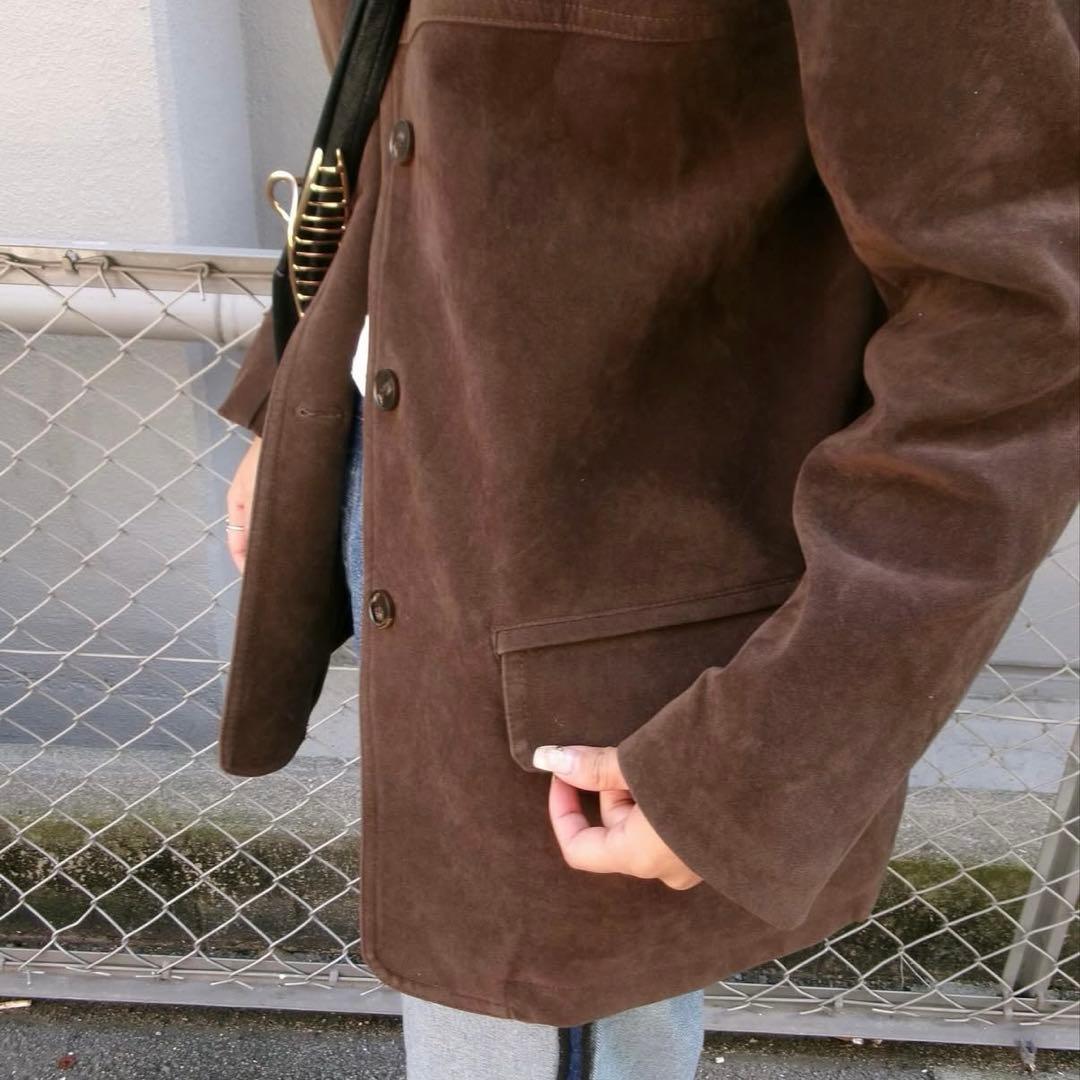 iseeroom. スエードジャケット　ブラウン