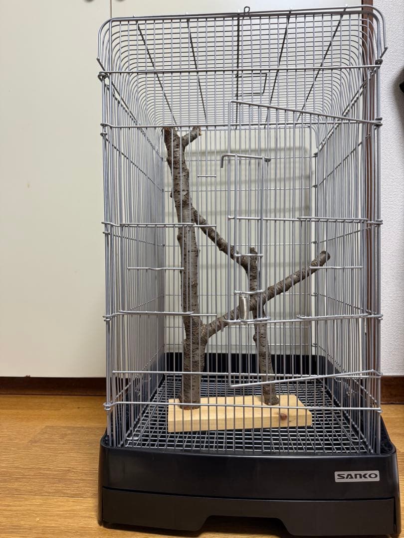 鳥かご、止まり木+〜