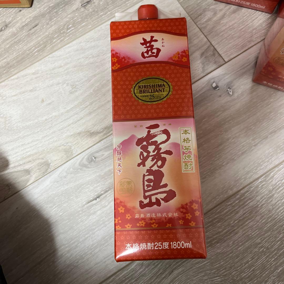 本格芋焼酎　茜霧島　1800mlパック　6本セット