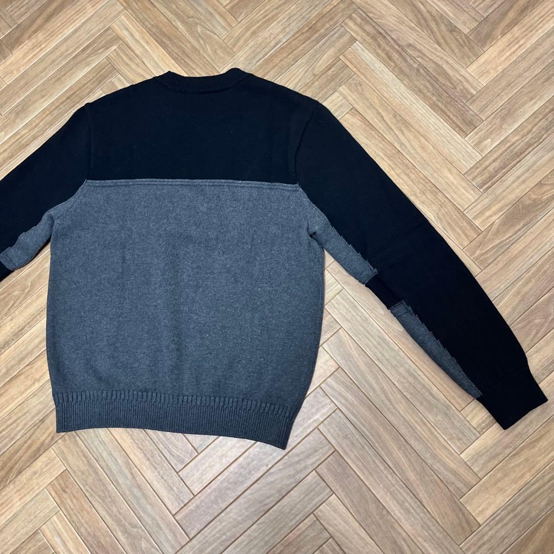 希少　AIME LEON DORE バイカラー　コットンニット　美品　Sサイズ