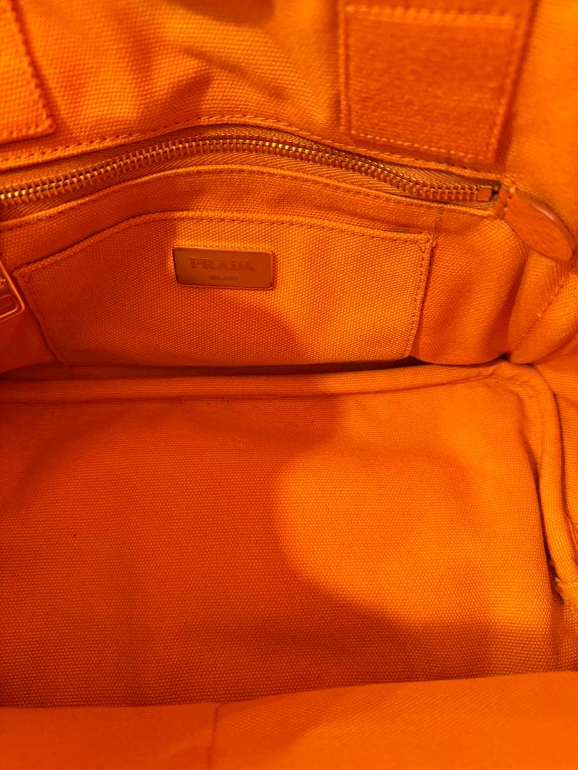 本日即決限定価格　プラダカナパミニオレンジ