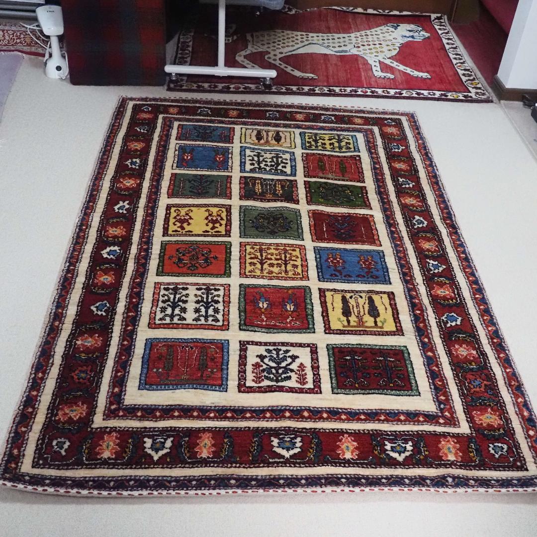 ゾランヴァリ　ギャッベ（中判）ルリバフ　174×119ｃｍ