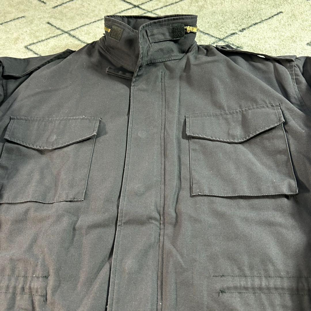 美品 ROTHCO ライナー付き M65 ミリタリー ジャケット ブラックXL