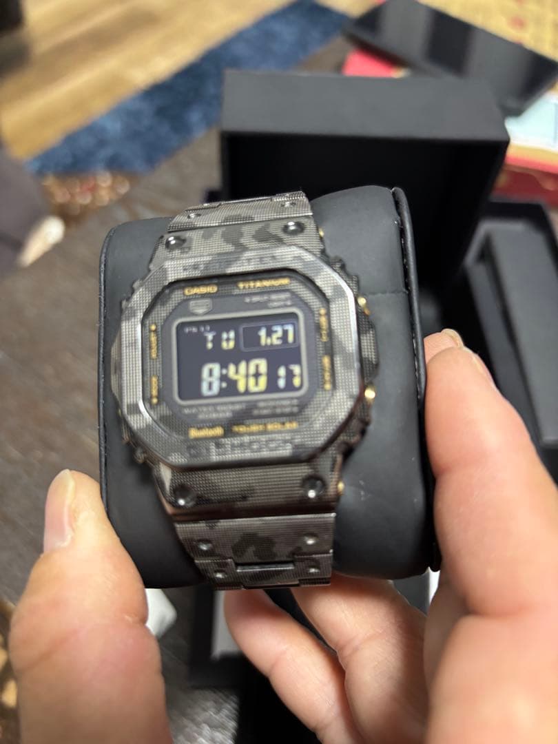 CASIO カシオ Gショック GMW-B5000TCM カモ　チタン