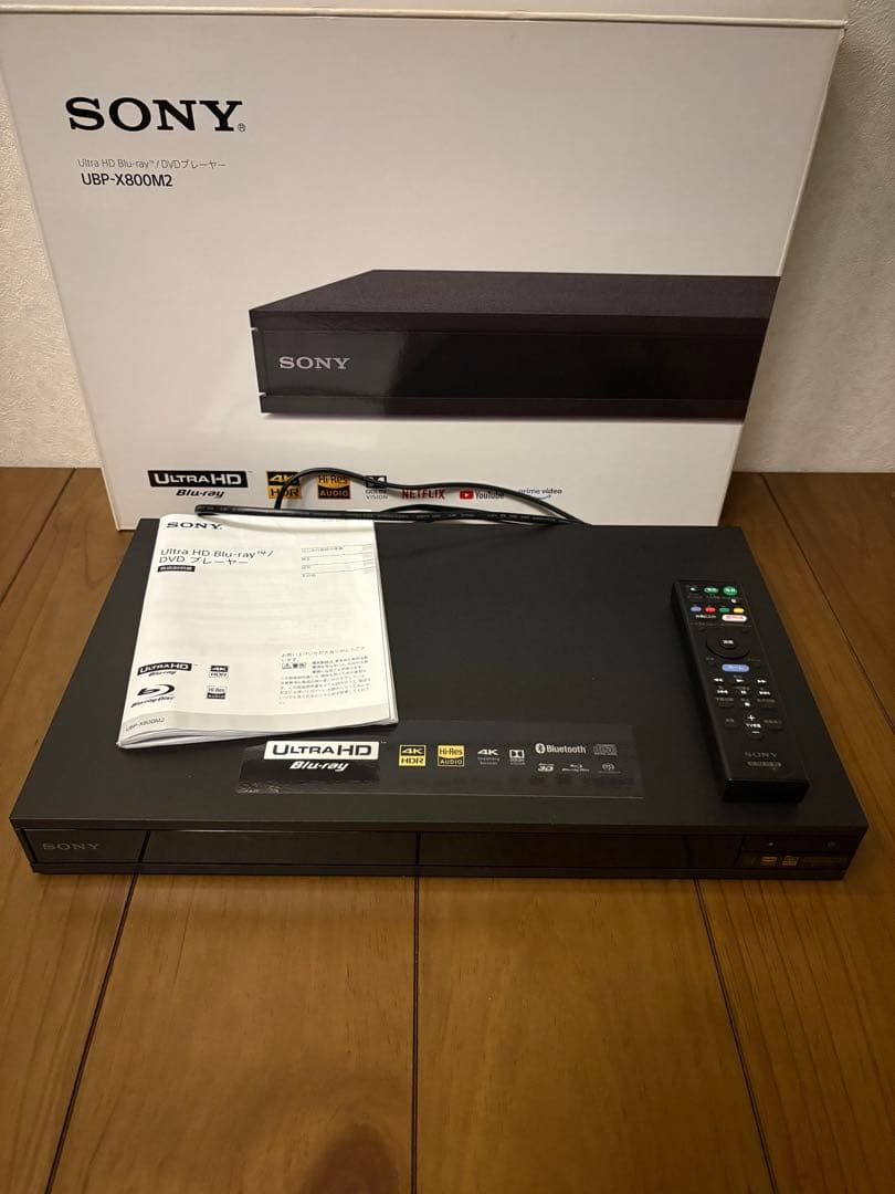 SONY UBP-X800M2 ブルーレイプレーヤー　19年製