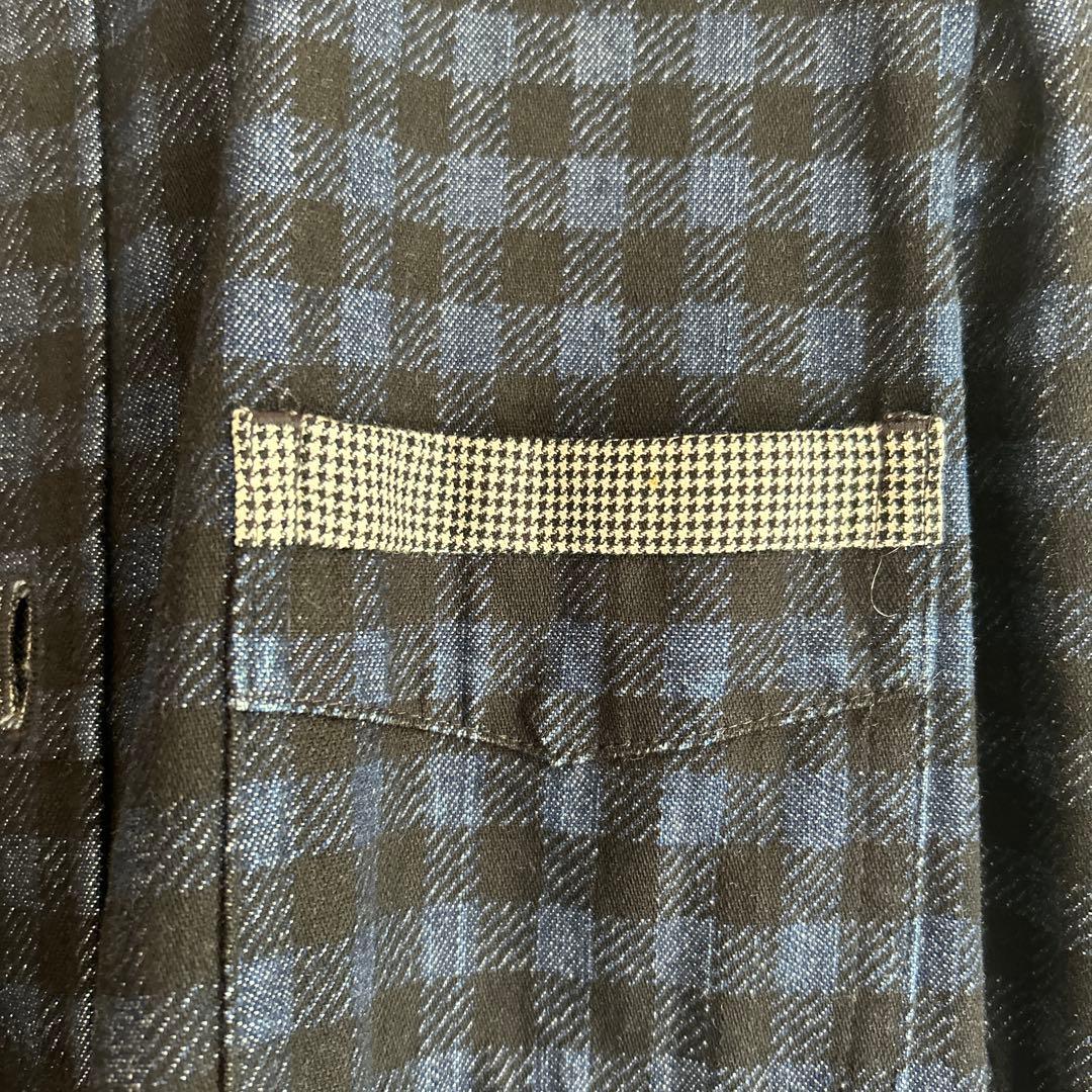コムデギャルソン　チェック柄 デニムジャケット