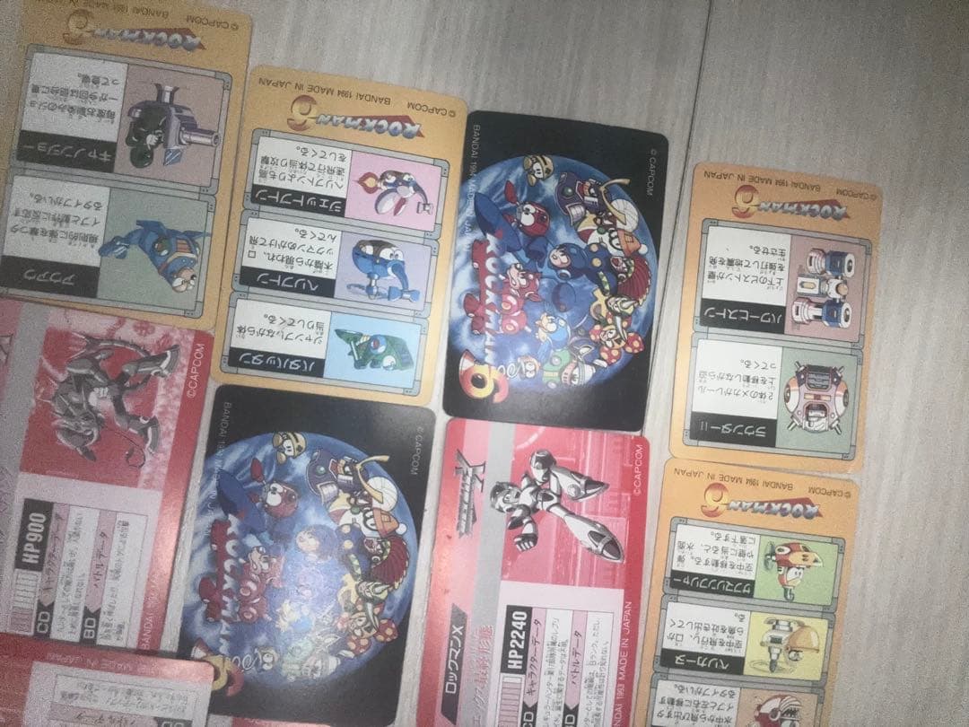 当時物　カードダス　ロックマン18枚セット