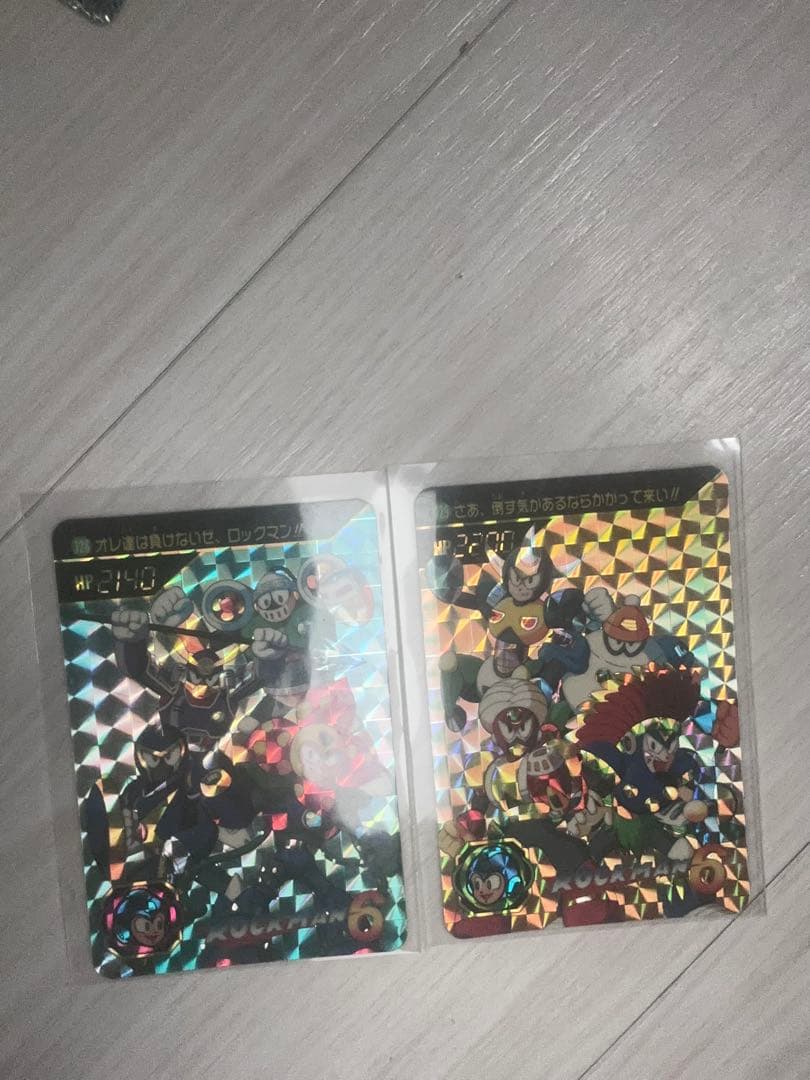 当時物　カードダス　ロックマン18枚セット