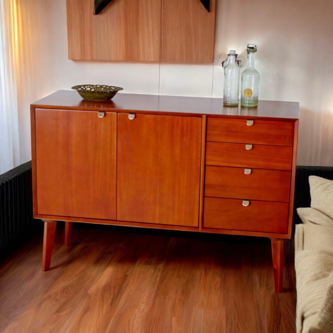 A 新品 北欧 キャビネット リビングボード 収納 本棚