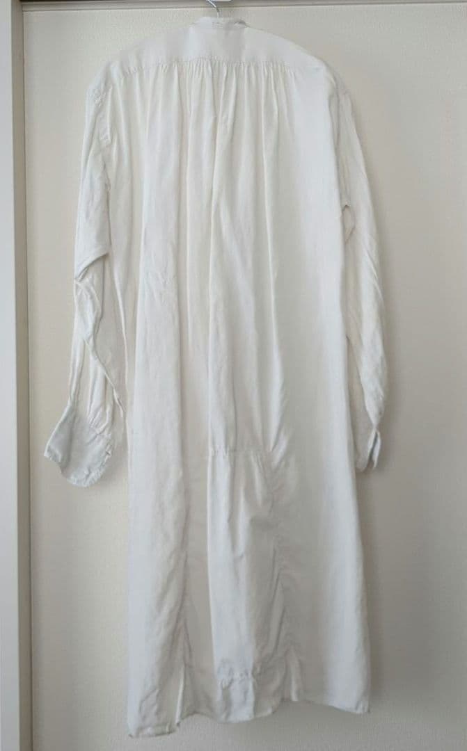 d*2様 Antique French linen アンティーク シャツワンピー