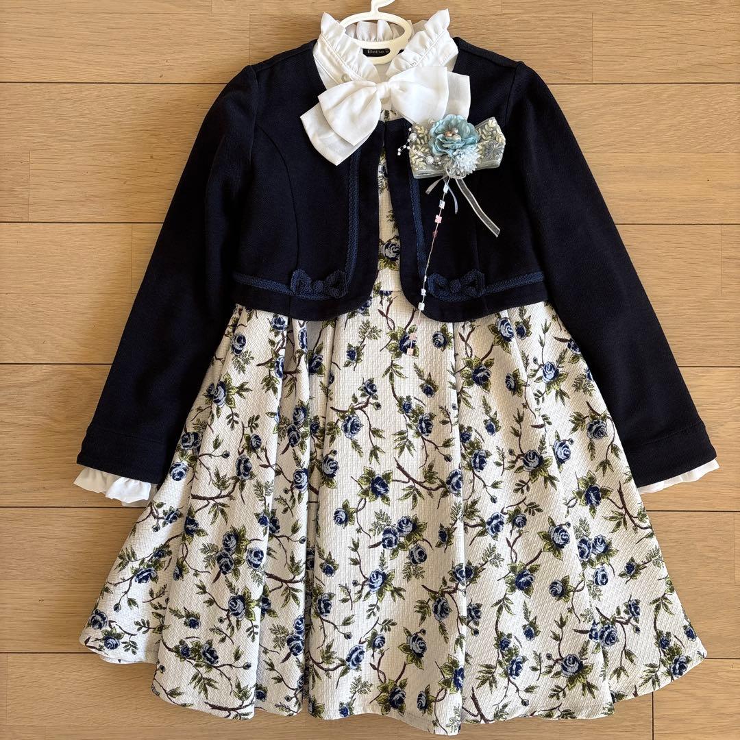 BEBE べべ 120 フォーマル 3点セット 卒園式 入学式 七五三 結婚式
