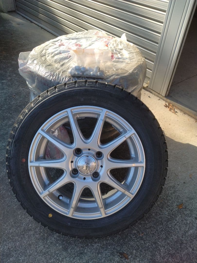 シュウ　14インチ アルミホイール タイヤセット　直接取引のみ　栃木県