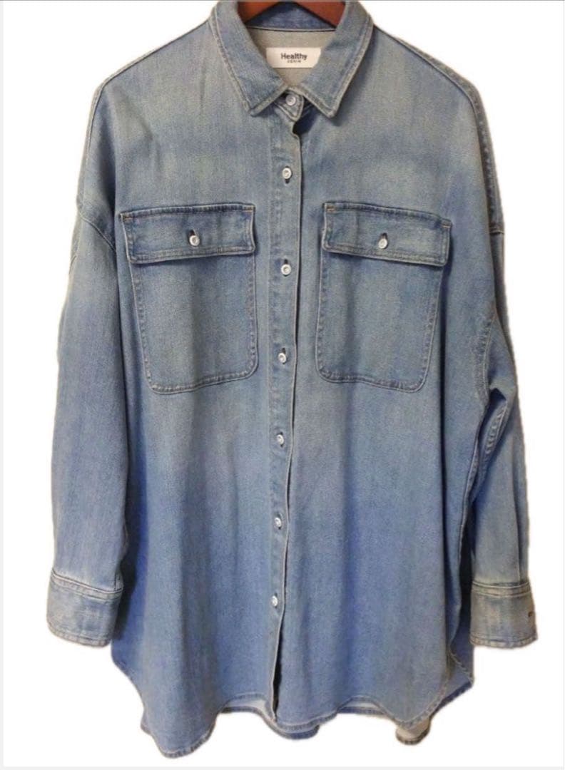 Healthy denim Almond デニムシャツ