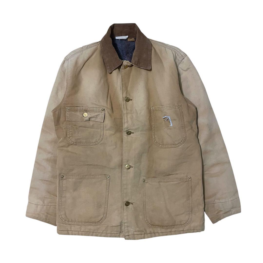 CarharttカーハートチョアコートダックジャケットブランケットUSAフェード