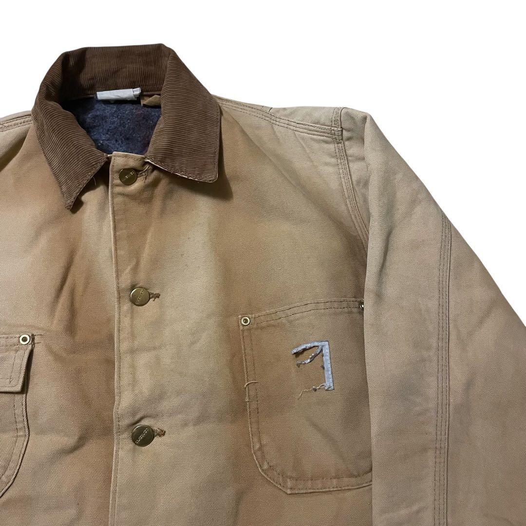 CarharttカーハートチョアコートダックジャケットブランケットUSAフェード