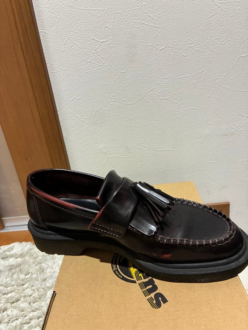 Dr. Martens Adrian ローファー　CHERRY RED 箱付き