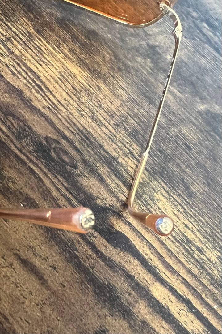 o*o様 美品シャネル 【ココマーク】オレンジ グラデーションサングラス　秋冬に