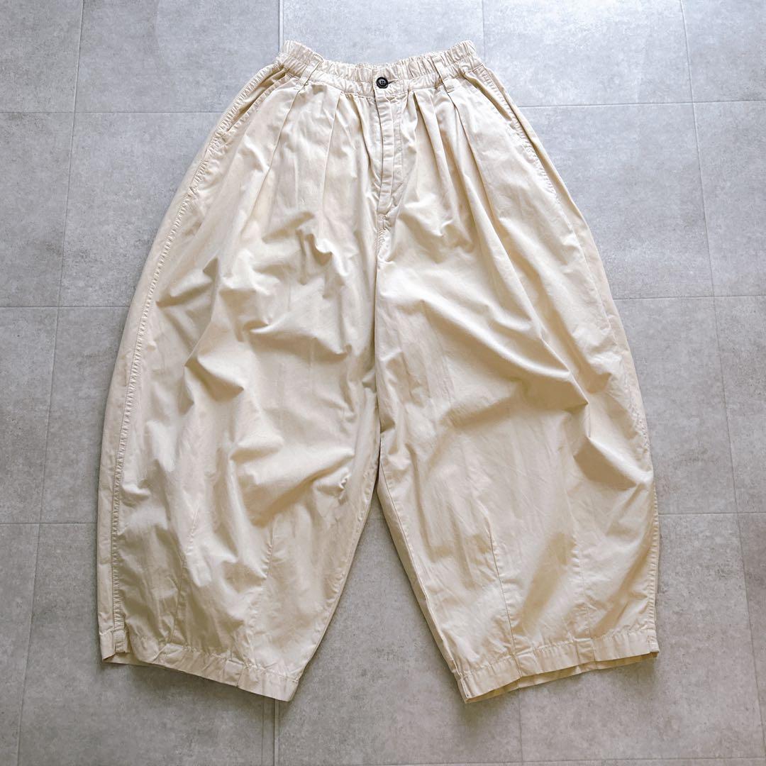 HARVESTY ハーベスティ 別注 クロップドサーカスパンツ アイボリー 2