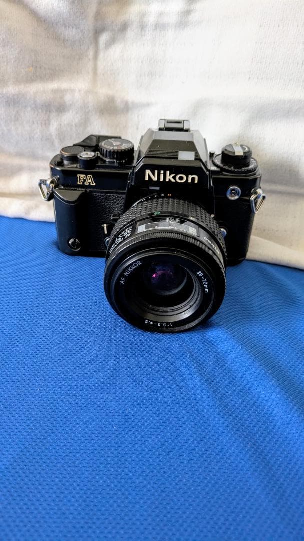 美品 Nikon FA【動作確認済】 難有 レンズ 35-70mm+MF-16